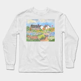 Cape Porpoise Countryhome Garden Long Sleeve T-Shirt